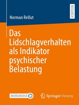 cover image of Das Lidschlagverhalten als Indikator psychischer Belastung